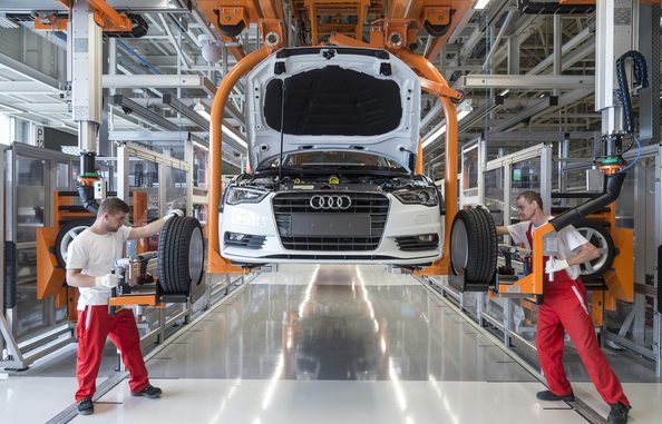 Audi.neue Produktion in Ungarn