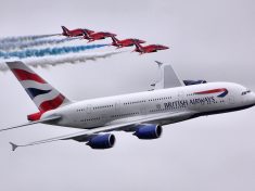 A380_&_Red_Arrows_-_RIAT_2013