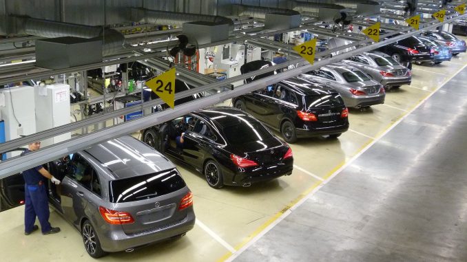 Mercedes ipari termelés