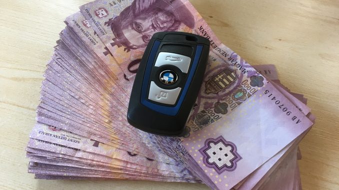 pénz, forint, BMW, infláció