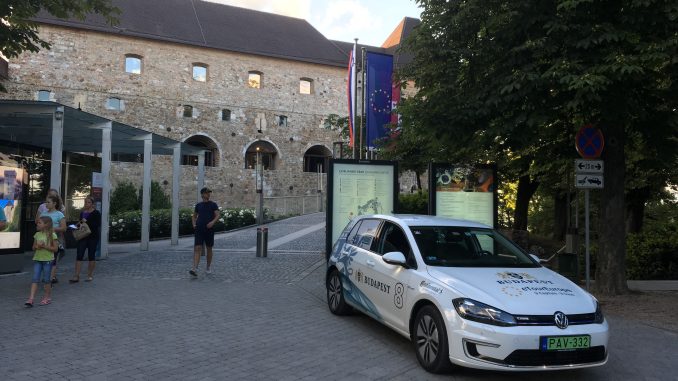 Ljubljana, Szlovénia, elektromos autó