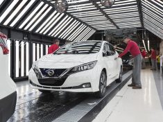 Production begins of the new Nissan LEAF in Europe