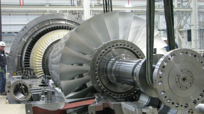 Gasturbine SGT6-5000F / The Siemens SGT6-5000F gas turbine