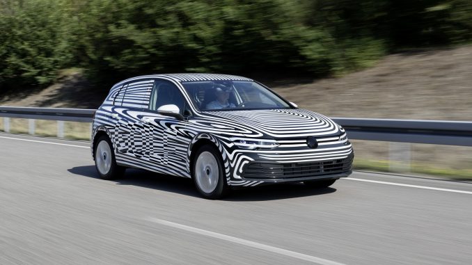 The new Golf – still camouflaged