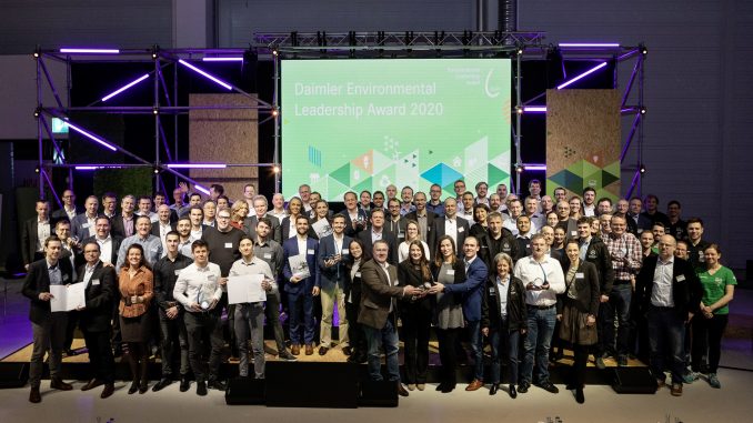Im Scheinwerferlicht: Daimler kürt die besten internen Umweltinitiativen: Environmental Leadership Award 2020Spotlight on: Daimler selects the best internal environmental initiatives: Environmental Leadership Award 2020
