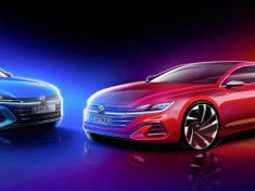 Volkswagen Arteon Shooting Brake (left) and VW Arteon 2020