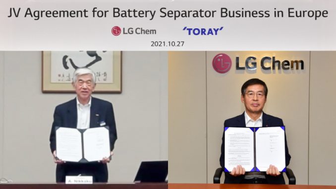 LG Chem, Toray LG