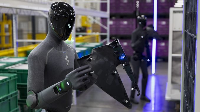 humanoid robot BMW logisztika